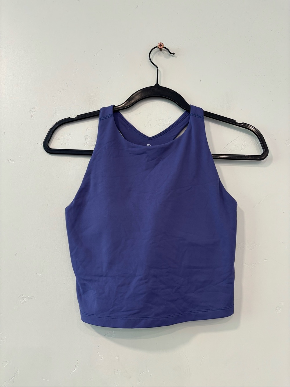 Rhoback Vista Crop Tank Sports Bra Top Women’s Small Flag Blue